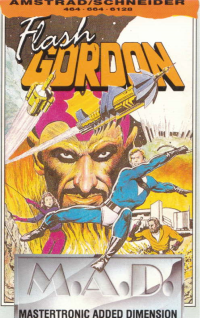 Flash Gordon Amstrad CPC US box art
